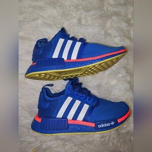 Adidas Royal Blue Sneakers with White and Red Accents